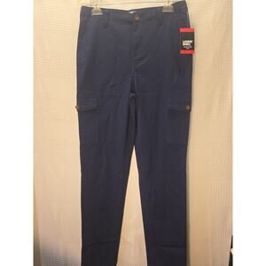 Lands' End Women's Slim Fit Mid Rise Cargo Chino Pant